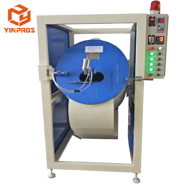 automatic barrel rotating paint coating machine for eyelet screw rivet and buttons(图4)