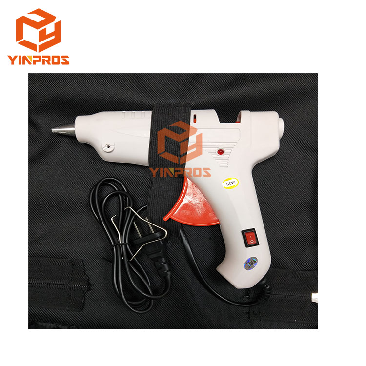 good quality hot melt glue gun with transprarent glue stick packed in tools bag tool kit(图4)